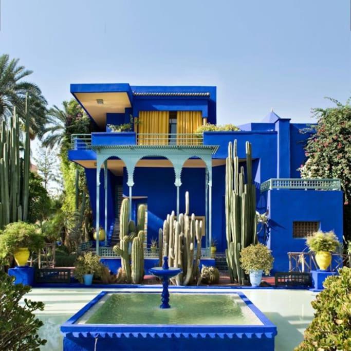 Sunny Terrace & Comfy Beds In Marrakech Apartment Marrakesh Luaran gambar